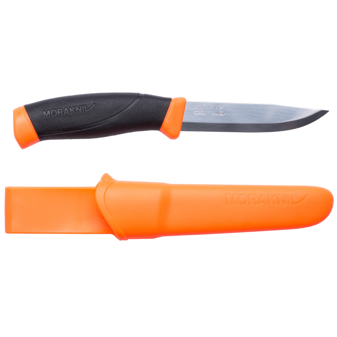 Morakniv Companion Orange Outdoor Sports Knife / Clam - Wood Tamer