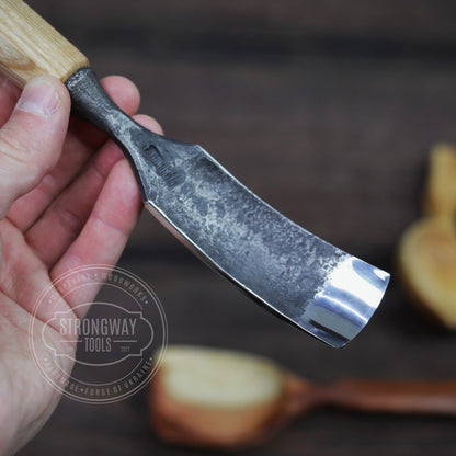 Strongway 30mm Bent Gouge for making kuksa, spoons, bowls