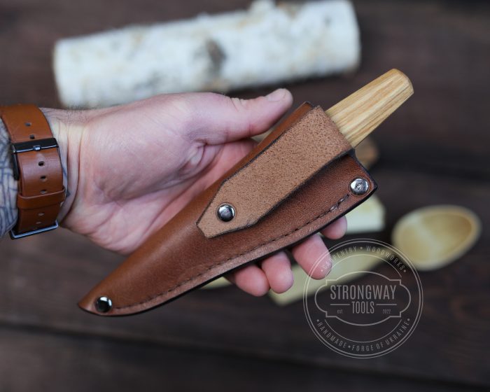 Strongway 70mm Finishing/Turning Slöyd knife with Octagonal Handle - Wood Tamer