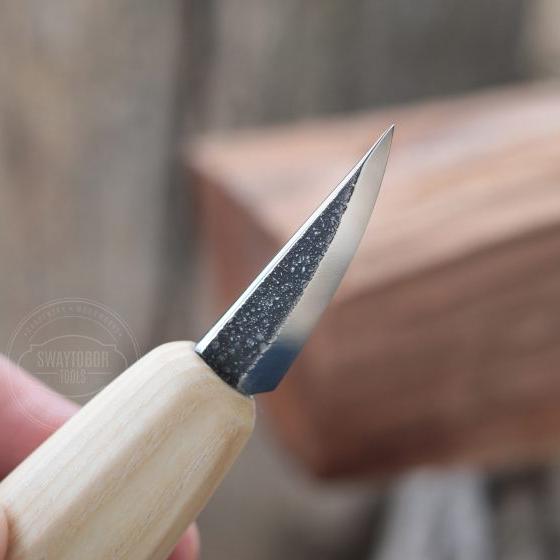 Strongway 40mm Slöyd/Detail knife with Octagonal Handle