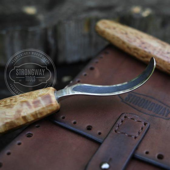 Strongway Hook Knife and Slöyd Knife Set