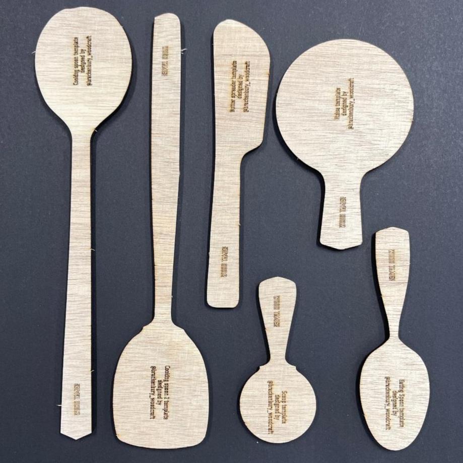 Spoon Templates x Brackenbury Woodcraft