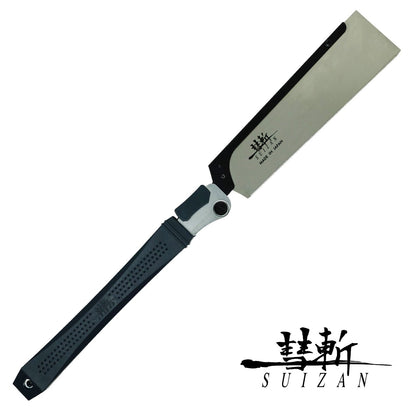 SUIZAN Japanese Folding Dozuki Dovetail Saw 9.5 Inch, Folding Dozuki Saw for Woodworking - Wood Tamer