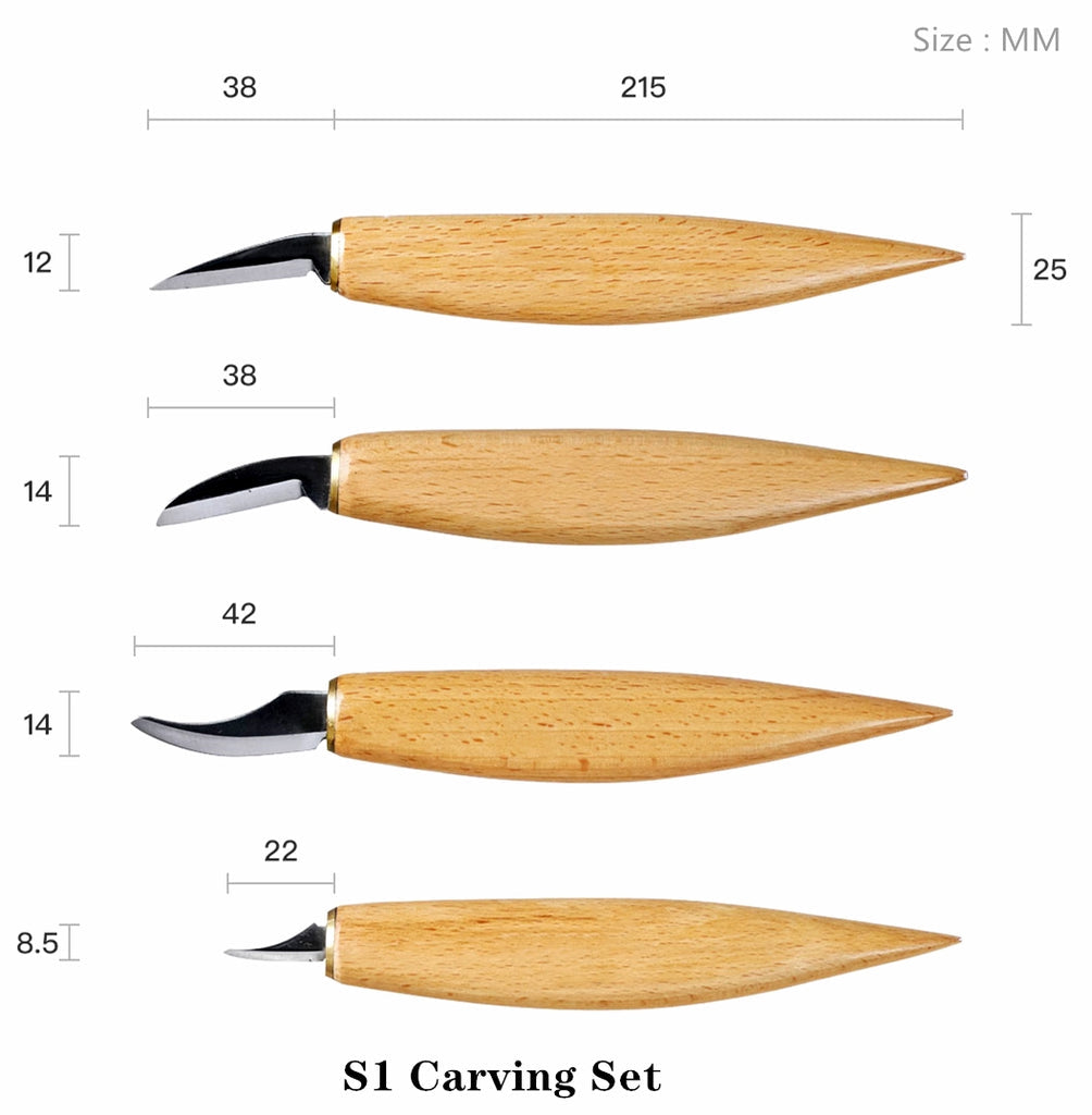 Focuser Pelican Wood Carving Knife - FC003 - Wood Tamer