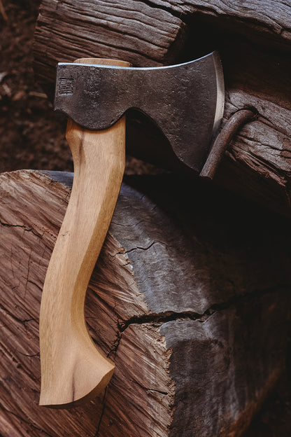 Wood Tamer X The Farmer's Forge 710 Carving Axe - Wood Tamer