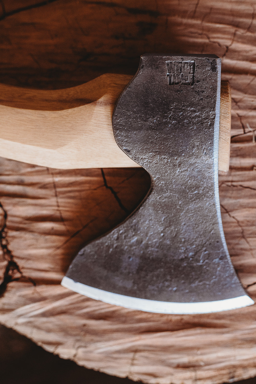 Wood Tamer X The Farmer's Forge 710 Carving Axe - Wood Tamer