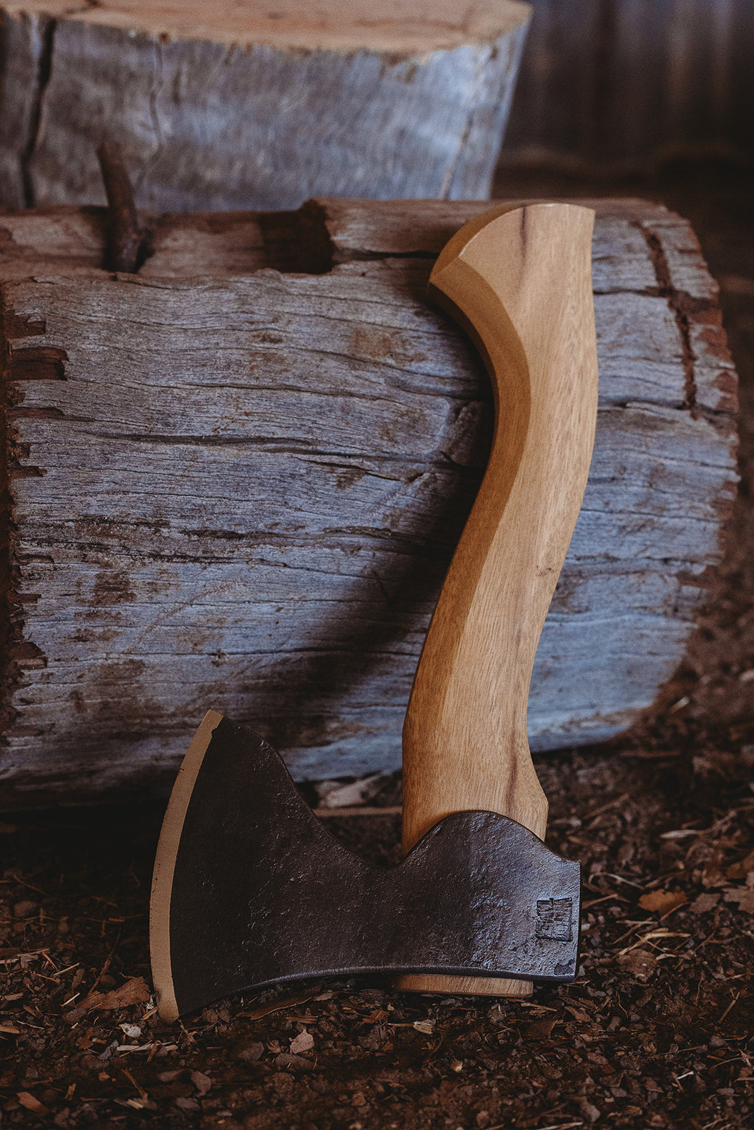 Wood Tamer X The Farmer's Forge 710 Carving Axe - Wood Tamer