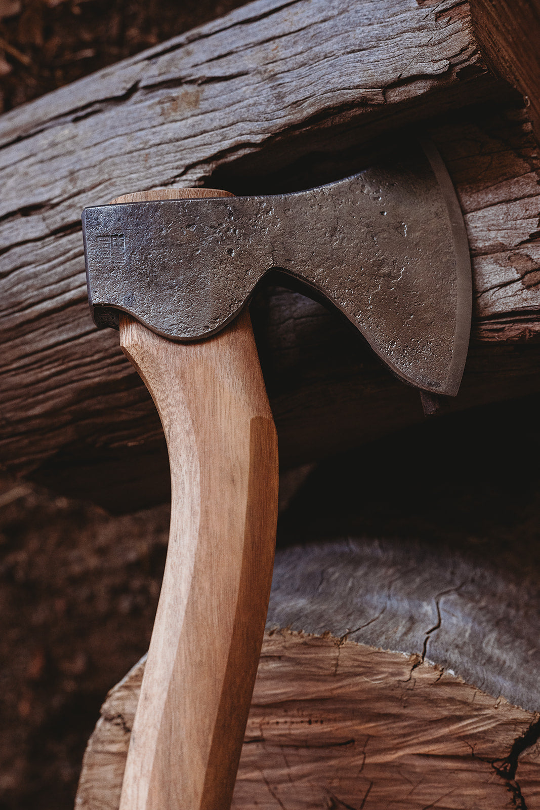 Wood Tamer X The Farmer's Forge 860 Carving Axe - Wood Tamer