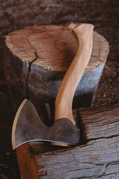 Wood Tamer X The Farmer's Forge 860 Carving Axe - Wood Tamer