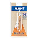 Opinel Traditional Classic No8 Carbon Steel Varnished Beech 8.5cm Blister Pack