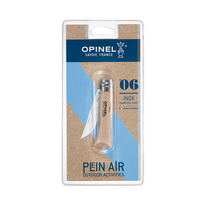 Opinel Traditional No06 Stainless Steel 7cm Blister Pack