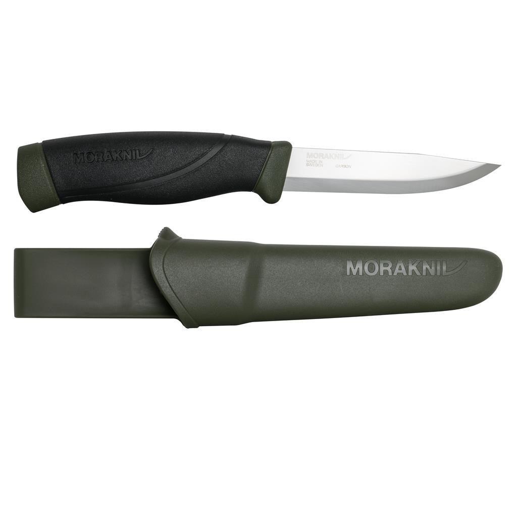 Morakniv Companion Heavy Duty Outdoor Knife Military Green / Box - Wood Tamer