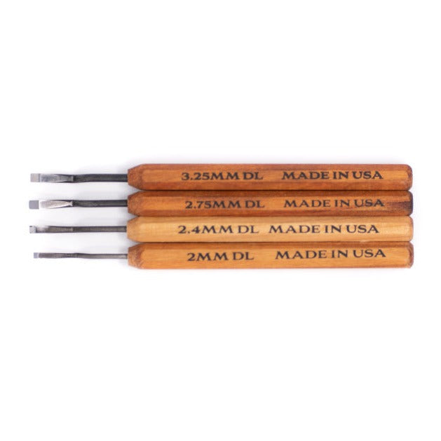 Dockyard Tools - 4 Piece Dogleg (Bench Chisel) Set