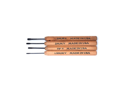 Dockyard Tools - 4 Piece V-Tool Set - Wood Tamer