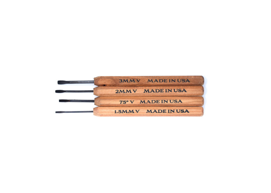 Dockyard Tools - 4 Piece V-Tool Set - Wood Tamer