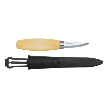 Mora 120 (C) Natural - Wood carving knife - Wood Tamer