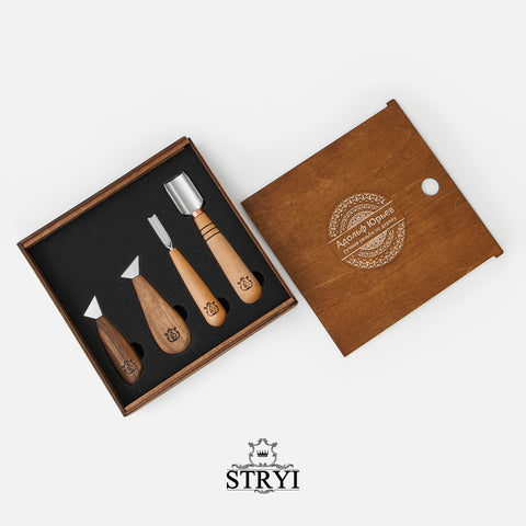 Stryi Basic Wood Carving Tools Set - Wood Tamer