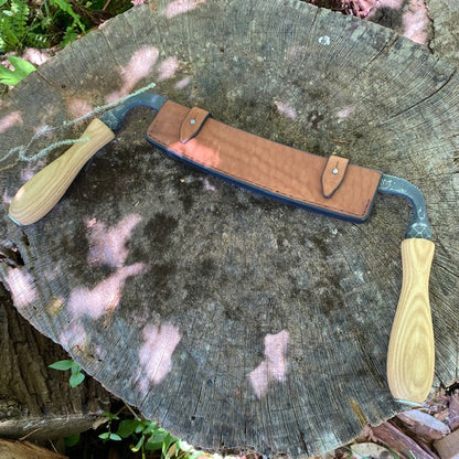 Fadir 20cm Straight Drawknife with a Small Radius - Wood Tamer