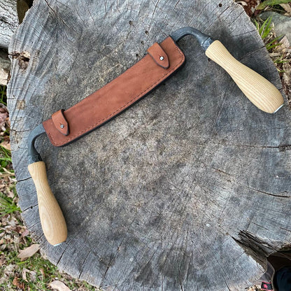 Fadir 20cm Straight Drawknife with a Small Radius - Wood Tamer