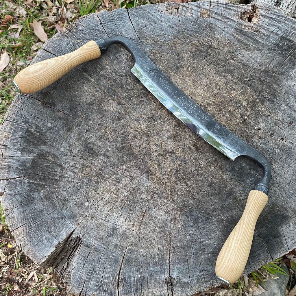 Fadir 20cm Straight Drawknife with a Small Radius - Wood Tamer