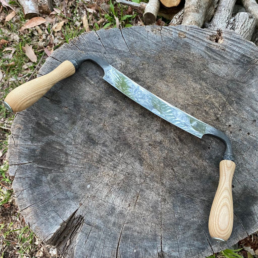 Fadir 20cm Straight Drawknife with a Small Radius - Wood Tamer